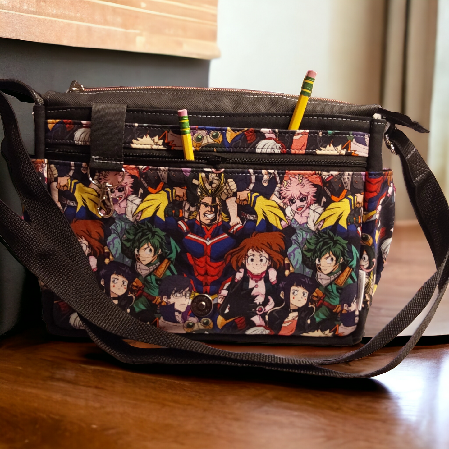 My Hero Anime messenger bag