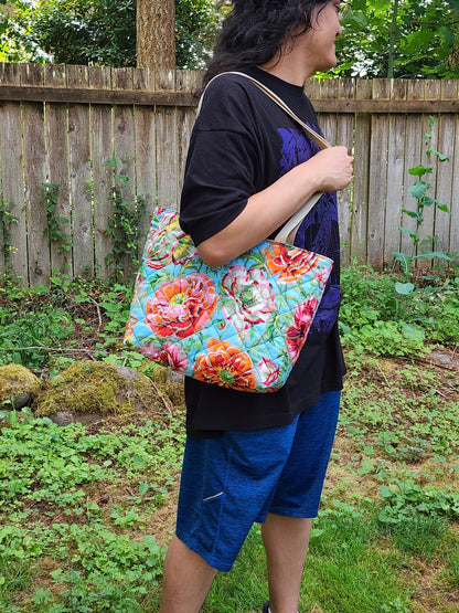 Floral tote