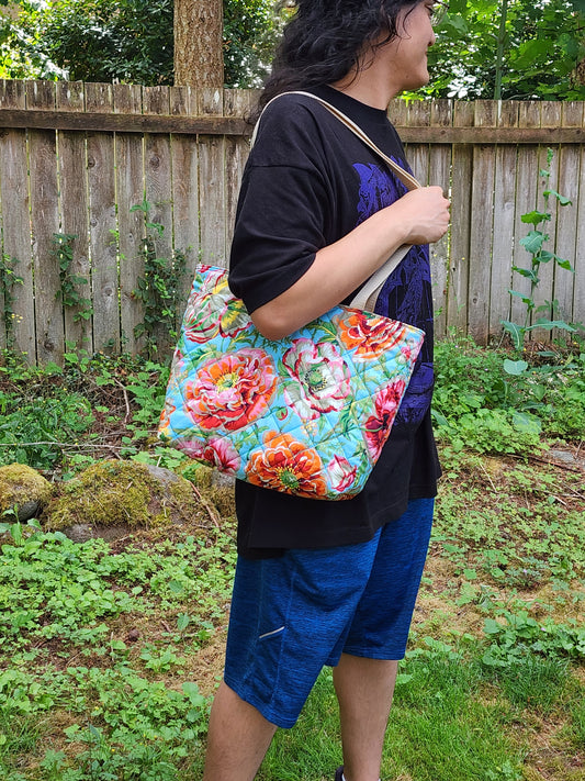 Floral tote